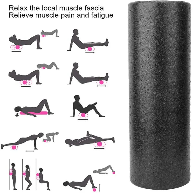 Yoga Foam Roller Cushion for Back Fitness Gymnastic Massager Roller Exercise Pilates Equipment Fitness Roller for Relaxation