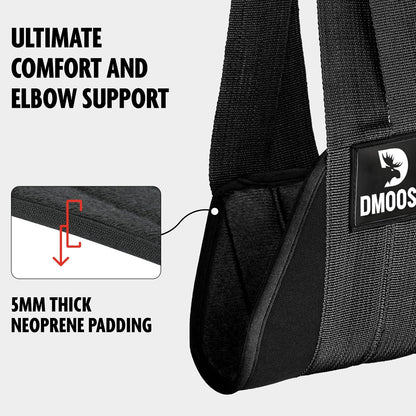 Hanging Ab Straps for Pull up Bar & Core Strength Training - Thick Padded Arm Strap for Ab Swing with 2 Rust-Resistant Carabiners - Pull up Straps for Abs Workout at Home and Gym (Pair)